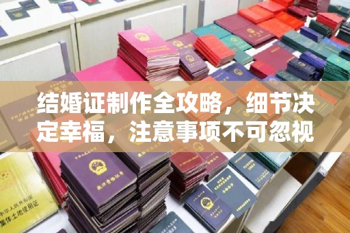 上蔡结婚证制作全攻略，细节决定幸福，注意事项不可忽视