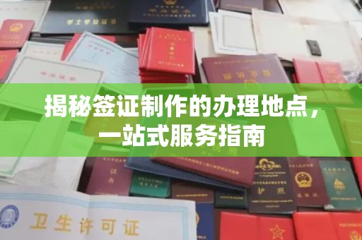 上蔡揭秘签证制作的办理地点，一站式服务指南