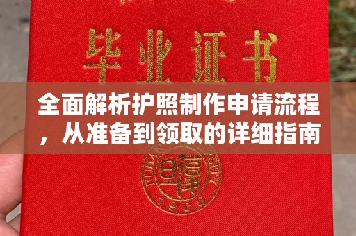 上蔡全面解析护照制作申请流程，从准备到领取的详细指南