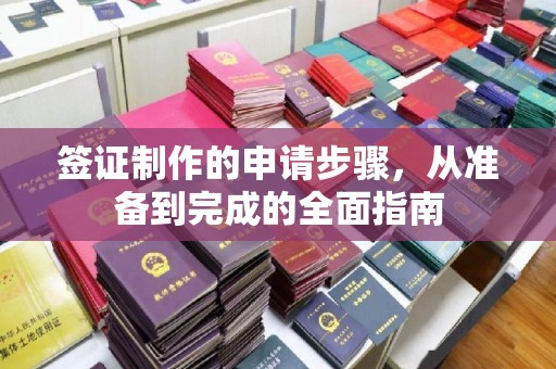 上蔡签证制作的申请步骤，从准备到完成的全面指南