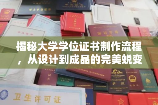 上蔡揭秘大学学位证书制作流程，从设计到成品的完美蜕变